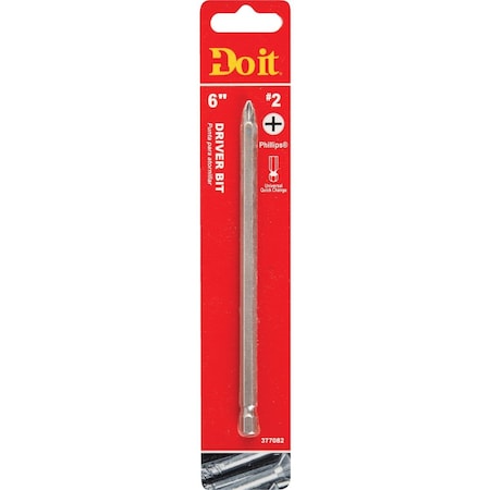 All-Source No. 2 Phillips 6 In. Power Screwdriver Bit 376131DB